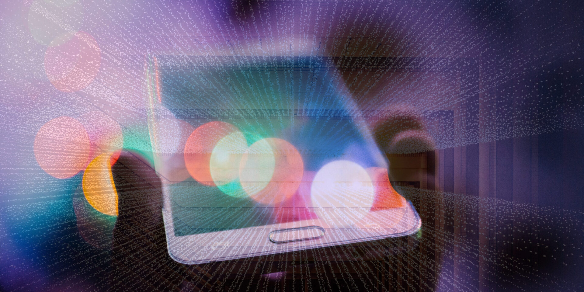 Person holding cell phone